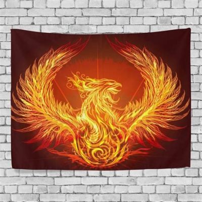 The Dancing Phoenix, A Tapestry Woven from Dreams and Serenity!