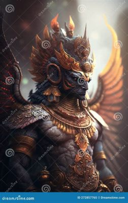  The Garuda Sculpture: A Majestic Avian Deity Embracing the Cosmos!