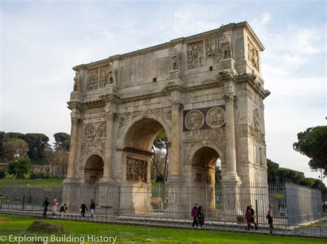 The Triumphal Arch of Constantine: Exploring Ancient Rome Through Imposing Stone and Narrative Symbolism!